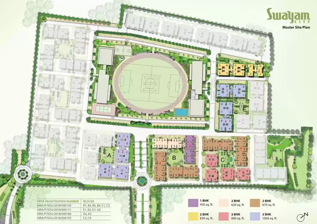 3 BHK Flats in Joka